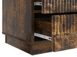 Bedside Cabinet 2 pcs Smoked Oak 43 x 34.5 x 44.5 cm 895226