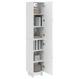Cabinet Set 2 pcs High Gloss White 34.5 x 33 x 90 cm 3416371
