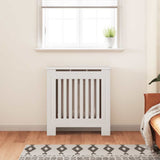 Engineered Wood Radiator Cover White 78 cm 325559