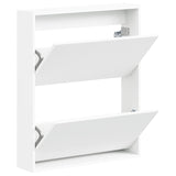 Wall-Mounted Shoe Cabinet ARNHEM 71 x 17 x 86 cm White 896635