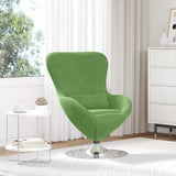 Egg Chair Light Green 63 x 73 x 90 cm Velvet 42002727