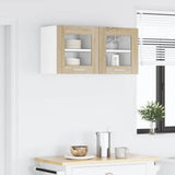 Hanging Cabinet with Storage 2 pcs Sonoma Oak 40 x 31 x 40 cm 884199