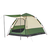Camping Tent Cabin 4-Person Green Quick Release 4005335