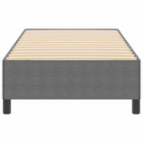 Box Spring Bed Light Grey 90 x 190 cm Velvet 42006942