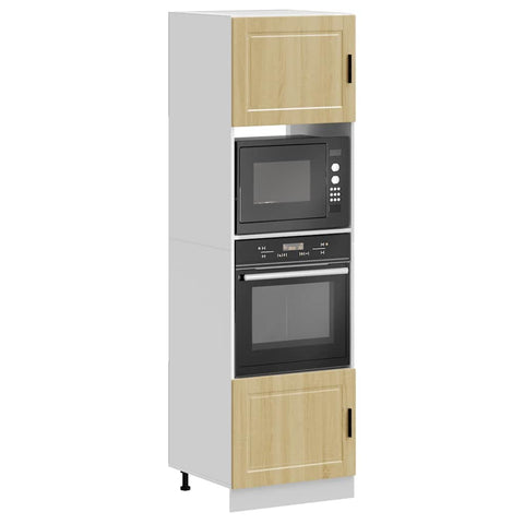 Oven Cabinets 2 pcs Porto Sonoma Oak Engineered Wood 3315054