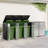 Wheelie Bin Storage for 5 Bins Anthracite 340 x 77.5 x 115.5 cm 3394781
