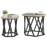 Side Table 2 pcs Sonoma Oak 50 x 50 x 40 cm 868244