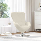 Egg Chair Cream 63 x 73 x 90 cm Velvet 42002733
