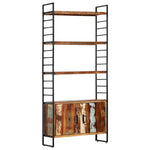 4-Tier Bookcase 80x30x180 cm Solid Reclaimed Wood 284419