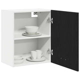 Hanging Cabinet with Shelf Lyon 2 pcs Black Oak 50 x 31 x 60 cm 863145