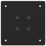 Bar Table Legs 4 pcs Black 110-112 cm Steel 4012480