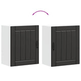 Kitchen Wall Cabinets 2 pcs Lucca Black Engineered Wood 853800