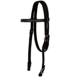 Western Saddle. Headstall&Breast Collar Real Leather 17" Black 91354