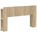 Headboard Cabinet with Storage Sonoma Engineered Wood 8001203