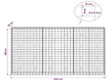 Gabion with 3.5 mm Wire and 10x10 cm Mesh 300x50x200 cm 3463344