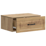 Wall-Mounted Bedside Cabinet 2 pcs Artisan Oak Engineered Wood 899314