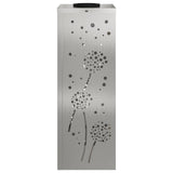 Solar LED Pathway Light 2 pcs Silver Stainless Steel 879769