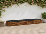 4-Piece Seat Cushions SOEST 4 pcs 100% Polyester Dark Blue 945004