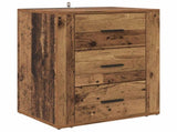 Bedside Cabinet Old Wood 35 x 50 x 60 cm Engineered Wood 881060