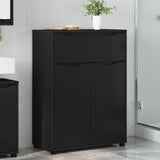 Bathroom Cabinet Black 72.5 x 36.5 x 100 cm Engineered Wood 888768