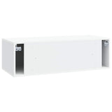 Wall-Mounted TV Cabinet White 98 x 41 x 30 cm Engineered Wood 899035