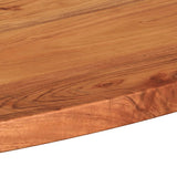 Table Top 120x50x3.8 cm Oval Solid Wood Acacia 370814