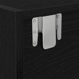 TV Cabinet Black oak 100 x 31 x 25.5 cm Engineered wood 861527