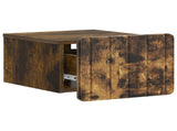 Wall-Mounted Bedside Cabinet 2 pcs Smoked Oak 33 x 34.5 x 24 cm 898266