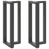 Bar Table Legs T-Shaped 2 pcs Anthracite 50x35x cm Steel 4013090