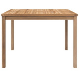 Garden Dining Table 110x110x77 cm Solid Teak Wood 316637