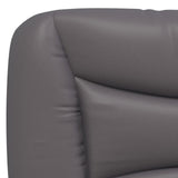 Bed Frame with LED without Mattress "Hvar" Grey 160x200 cm 3213944