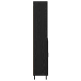 Highboard Black oak 69.5 x 34 x 180 cm Engineered Wood 3416281