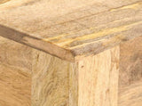 286462 Storage Box 99x35x48 cm Solid Mango Wood