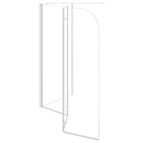 ZNTS Bath Enclosure 120x69x130 cm Tempered Glass Transparent 146227