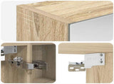 Bathroom Mirror Cabinet with Shelf Sonoma Oak 60 x 14.5 x 70 cm 889057