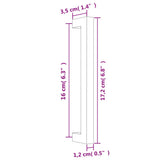 Cabinet Handles 20 pcs Gold 160 mm Stainless Steel 3203646