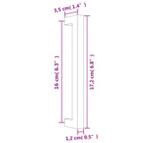 ZNTS Cabinet Handles 20 pcs Gold 160 mm Stainless Steel 3203646