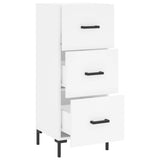 Sideboard White 34.5x34x90 cm Engineered Wood 828604