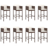 Garden Bar Set Brown, Black, Cream White 3203936