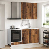 Kitchen Unit PORTO 5 pcs Old Wood Engineered Wood 3438293