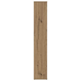 Room Divider/Book Cabinet Artisan Oak 100x24x140 cm Engineered Wood 855843