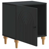 Bedside Cabinet Black 43 x 34.5 x 50 cm Engineered Wood 894107
