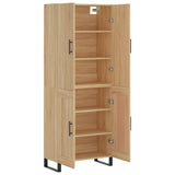 Highboard Sonoma Oak 69.5x34x180 cm Engineered Wood 3195814
