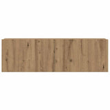 4 Piece TV Cabinet Set Wall-mounted Artisan Oak Engineered Wood 3329154