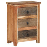 Side Cabinet 55x33x75 cm Solid Wood Acacia 354322
