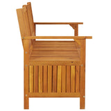 Storage Bench 148 cm Solid Wood Acacia 316743