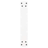 Dining Table Legs U-Shaped 2 pcs White 50x cm Steel 4013177