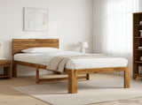 Single Bed Frame with Headboard ROSTOCK Natural 90 x 190 cm 903441