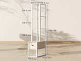 Bathroom Storage Cabinet-White 37449833
