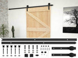 Sliding Door 80 x 210 cm Solid Pine Wood Natural and Black 3444855